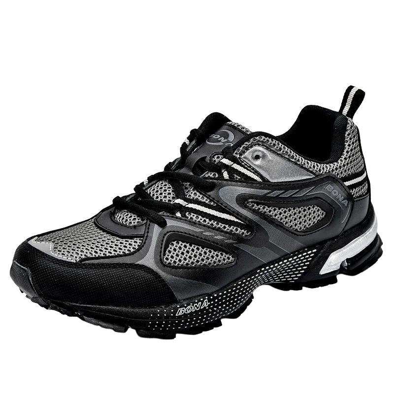Chaussures de running - Homme BONA – chaussures de course classiques pour hommes, chaussures de Sport en maille fendue, chaussures de Jogging en plein air à lacets, livraison gratuite, nouvelle collection