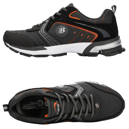 Chaussures de running - Homme BONA – chaussures de course pour homme, baskets respirantes et légères, à lacets, chaussures de sport, de marche et de Jogging confortables