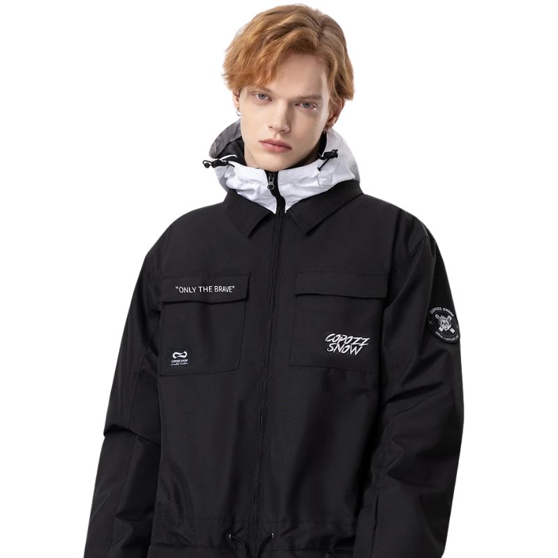 Combinaison de Ski une pièce épaisse pour hommes et femmes, veste de sport de plein air, de Snowboard, chaude, imperméable, vêtements d&