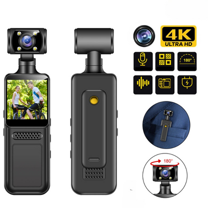 Caméra de poche portable HD -  180 ° - Vision nocturne