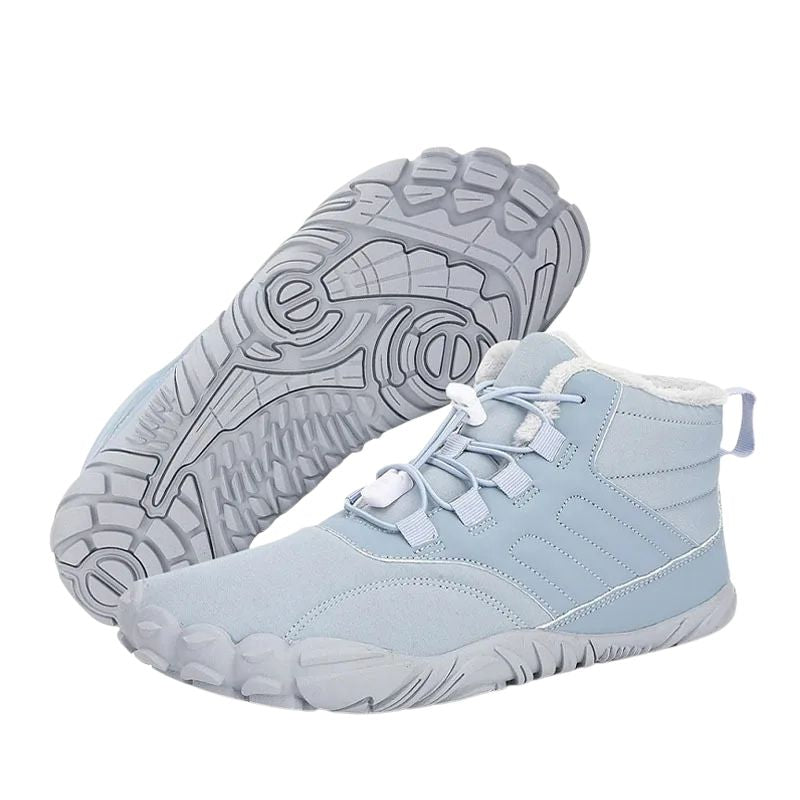 Chaussures de randonnée de neige imperméables en peluche pour hommes et femmes, chaussures en coton, chaussures en fourrure, coordonnantes, chaudes, pieds nus, trekking, randonnée, grande taille, hiver