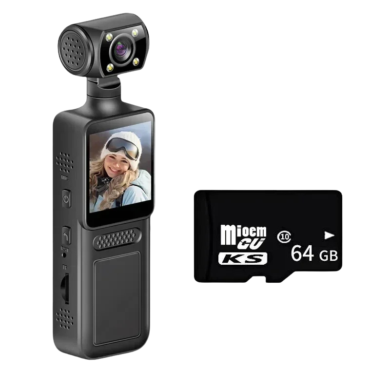 Caméra de poche portable HD -  180 ° - Vision nocturne