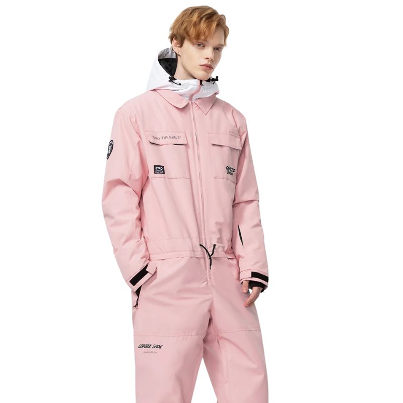 Combinaison de Ski une pièce épaisse pour hommes et femmes, veste de sport de plein air, de Snowboard, chaude, imperméable, vêtements d&