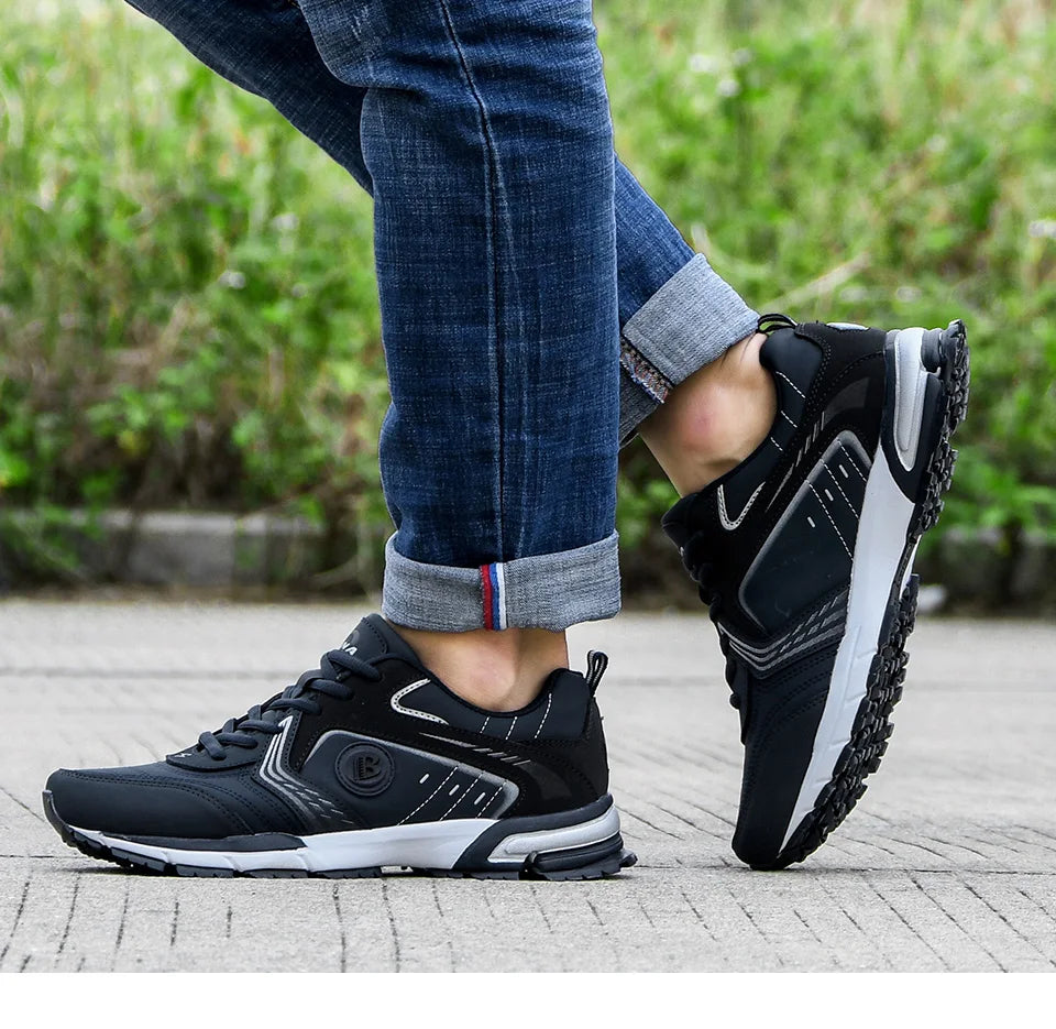 Chaussures de running - Homme BONA – chaussures de course pour homme, baskets respirantes et légères, à lacets, chaussures de sport, de marche et de Jogging confortables