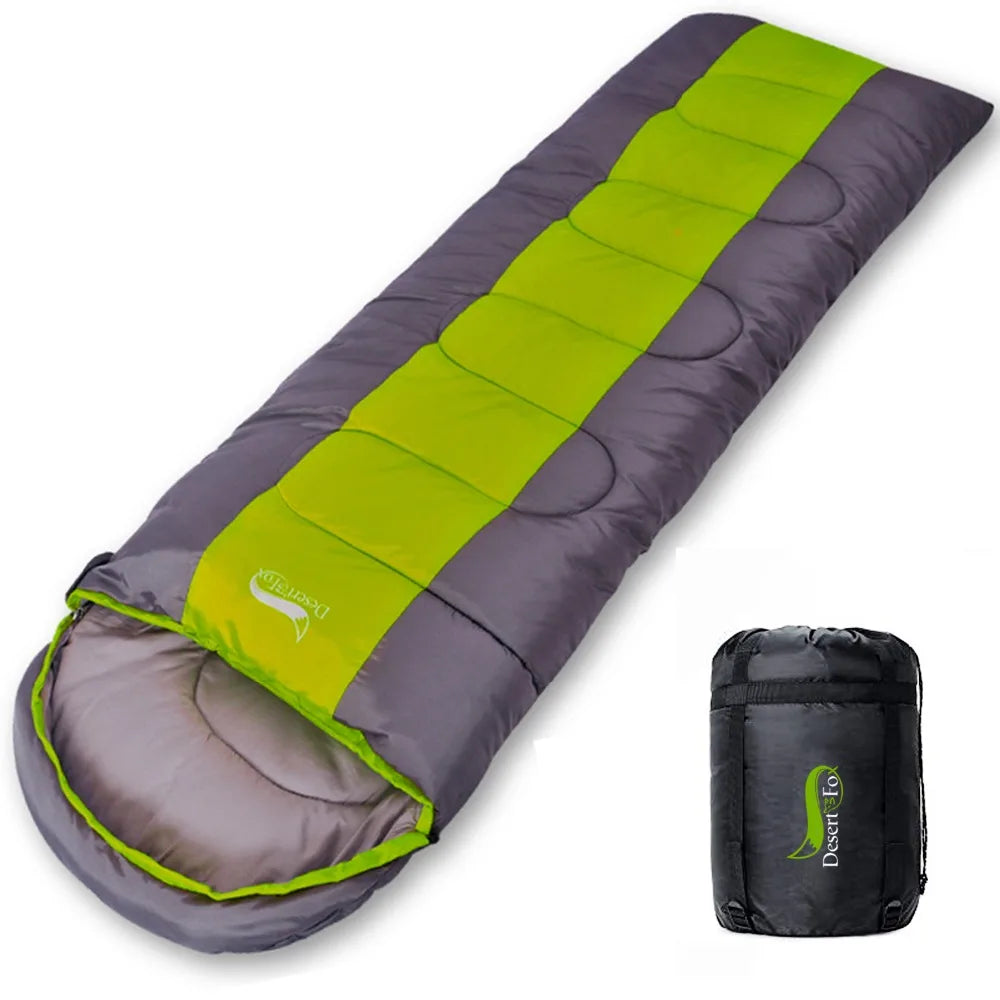 Desert &amp; Fox-Sac de couchage de camping léger, enveloppe chaude et froide, sac à dos, voyage en plein air, randonnée, 4 saisons