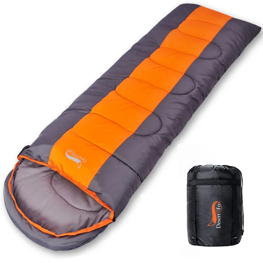 Desert &amp; Fox-Sac de couchage de camping léger, enveloppe chaude et froide, sac à dos, voyage en plein air, randonnée, 4 saisons