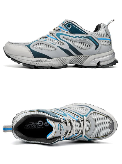 Chaussures de running - Homme BONA – chaussures de course classiques pour hommes, chaussures de Sport en maille fendue, chaussures de Jogging en plein air à lacets, livraison gratuite, nouvelle collection
