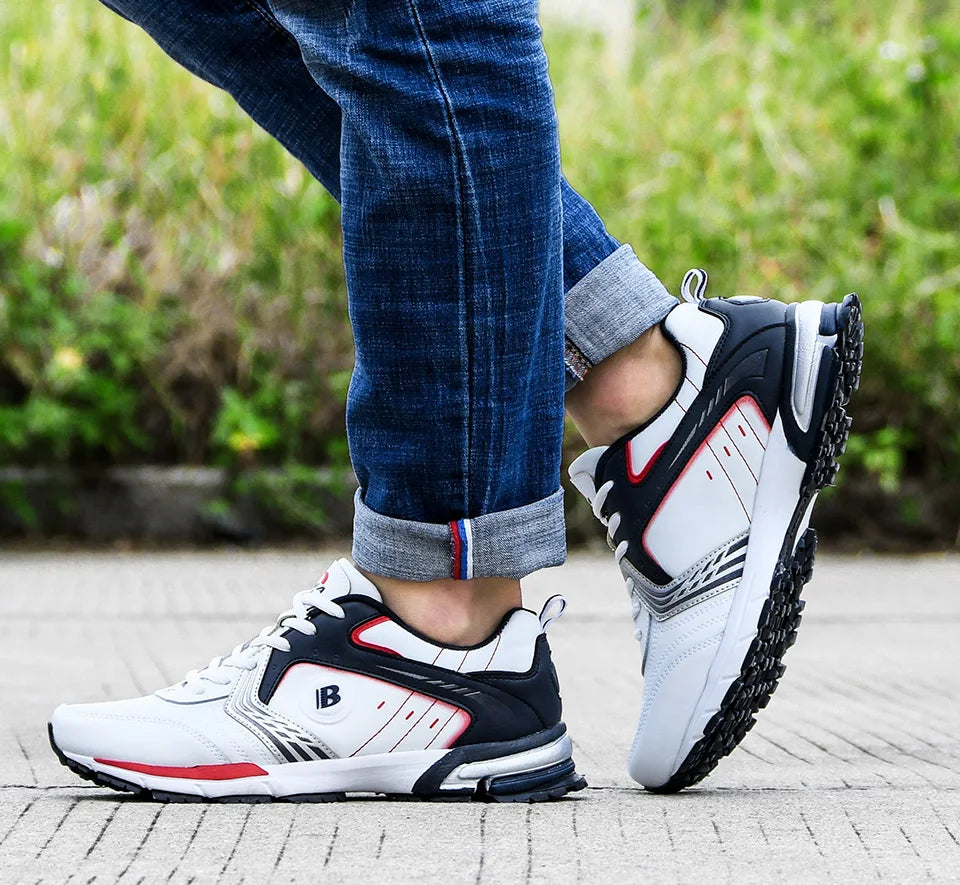 Chaussures de running - Homme BONA – chaussures de course pour homme, baskets respirantes et légères, à lacets, chaussures de sport, de marche et de Jogging confortables