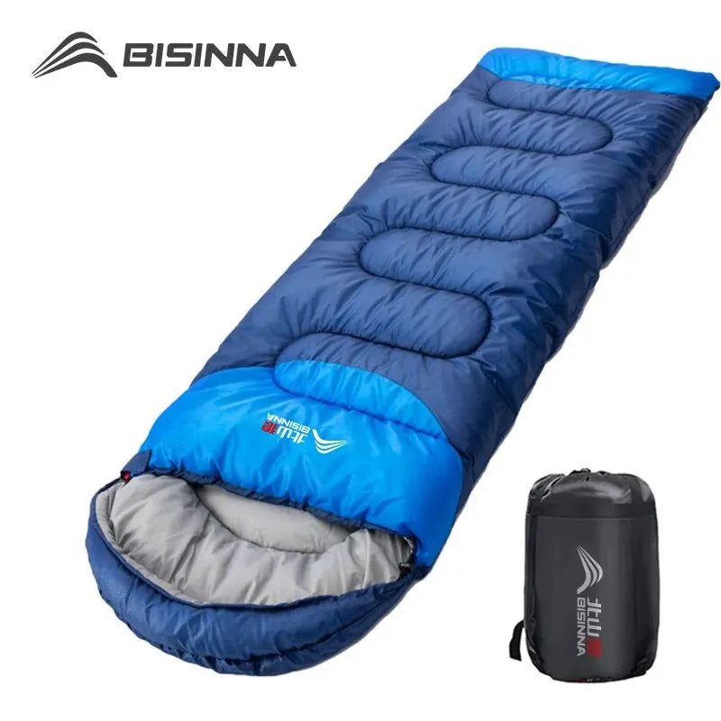 BISINNA-Sac de couchage -10°C de camping ultraléger et imperméable, enveloppe chaude d&