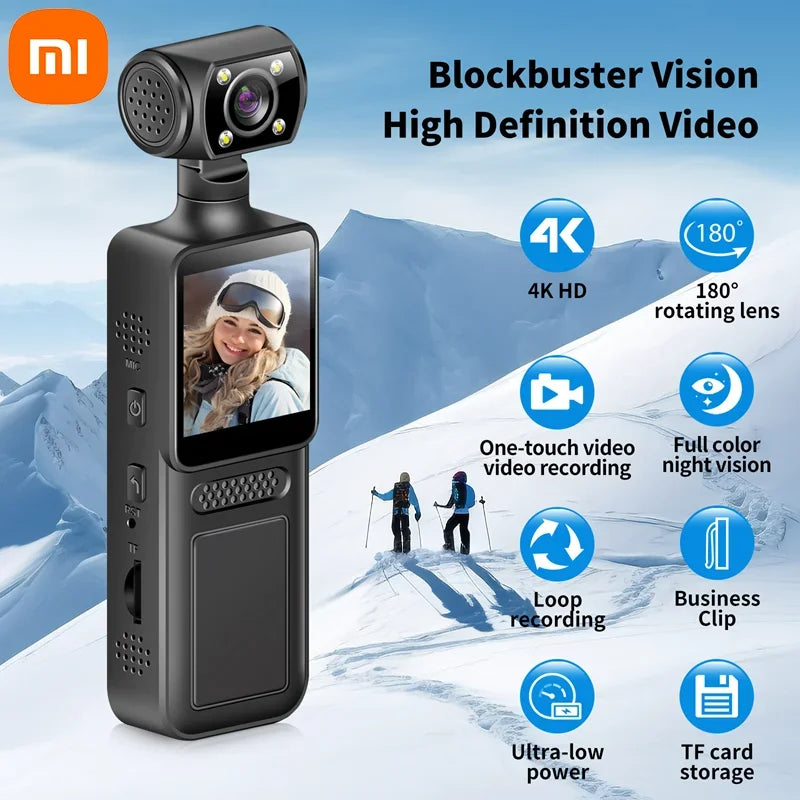 Caméra de poche portable HD -  180 ° - Vision nocturne