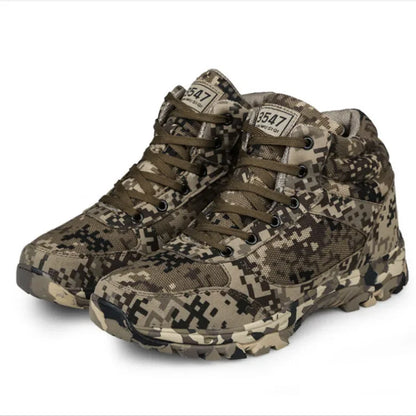 CamSolomon-Bottes de neige chaudes en laine et coton pour hommes, chaussures de rinçage pour l&
