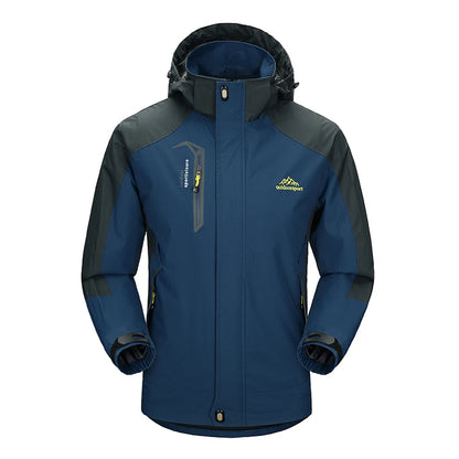 CHRLCK veste de randonnée imperméable pour hommes grande taille coupe-vent coupe-vent Camping chasse course Trekking pêche manteau polaire hommes