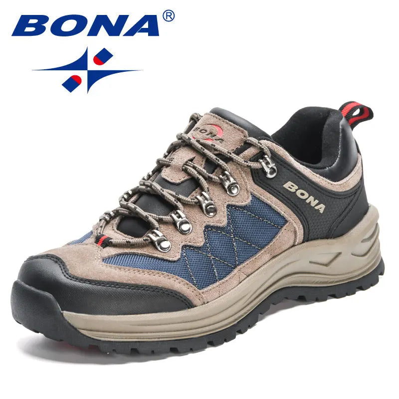 Chaussures de randonnée BONA-Chaussures de randonnée pour homme, baskets de trekking, de marche, de pêche, de camping, de jogging, nouveau créateur, 2023