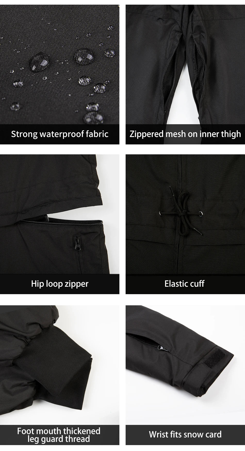 Combinaison de Ski une pièce épaisse pour hommes et femmes, veste de sport de plein air, de Snowboard, chaude, imperméable, vêtements d&