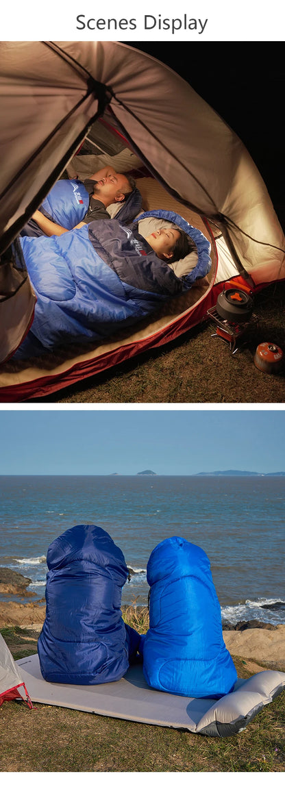 BISINNA-Sac de couchage -10°C de camping ultraléger et imperméable, enveloppe chaude d&