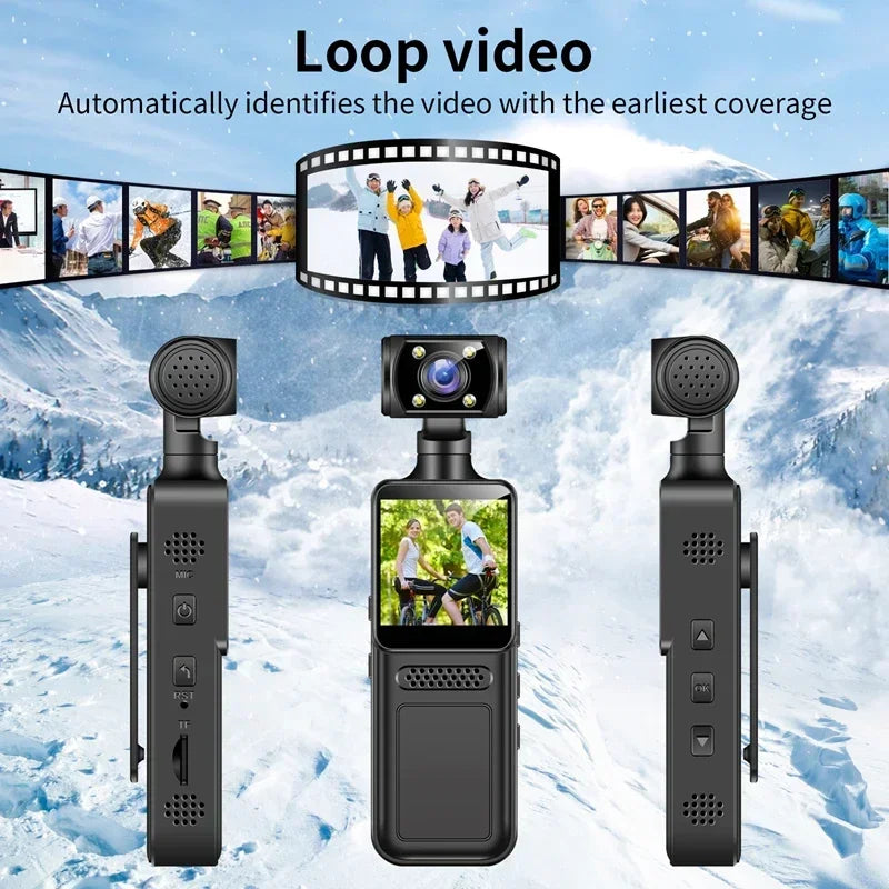 Caméra de poche portable HD -  180 ° - Vision nocturne
