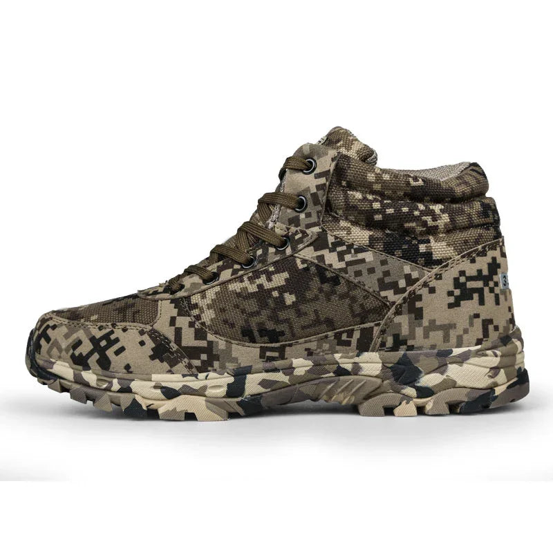 CamSolomon-Bottes de neige chaudes en laine et coton pour hommes, chaussures de rinçage pour l&