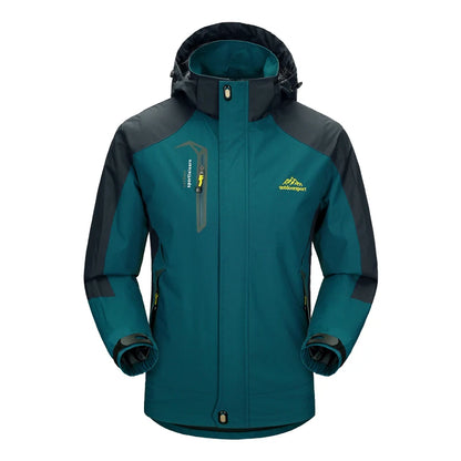 CHRLCK veste de randonnée imperméable pour hommes grande taille coupe-vent coupe-vent Camping chasse course Trekking pêche manteau polaire hommes