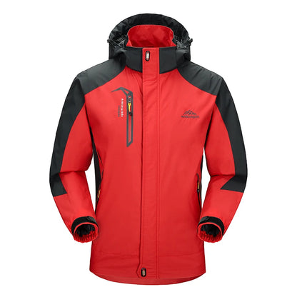 CHRLCK veste de randonnée imperméable pour hommes grande taille coupe-vent coupe-vent Camping chasse course Trekking pêche manteau polaire hommes
