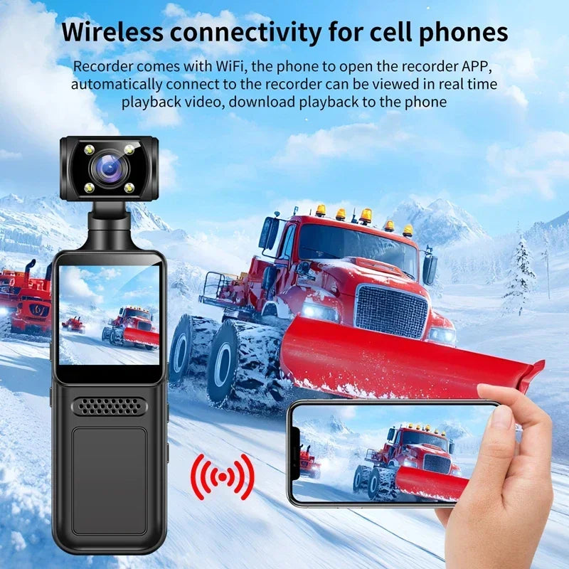 Caméra de poche portable HD -  180 ° - Vision nocturne
