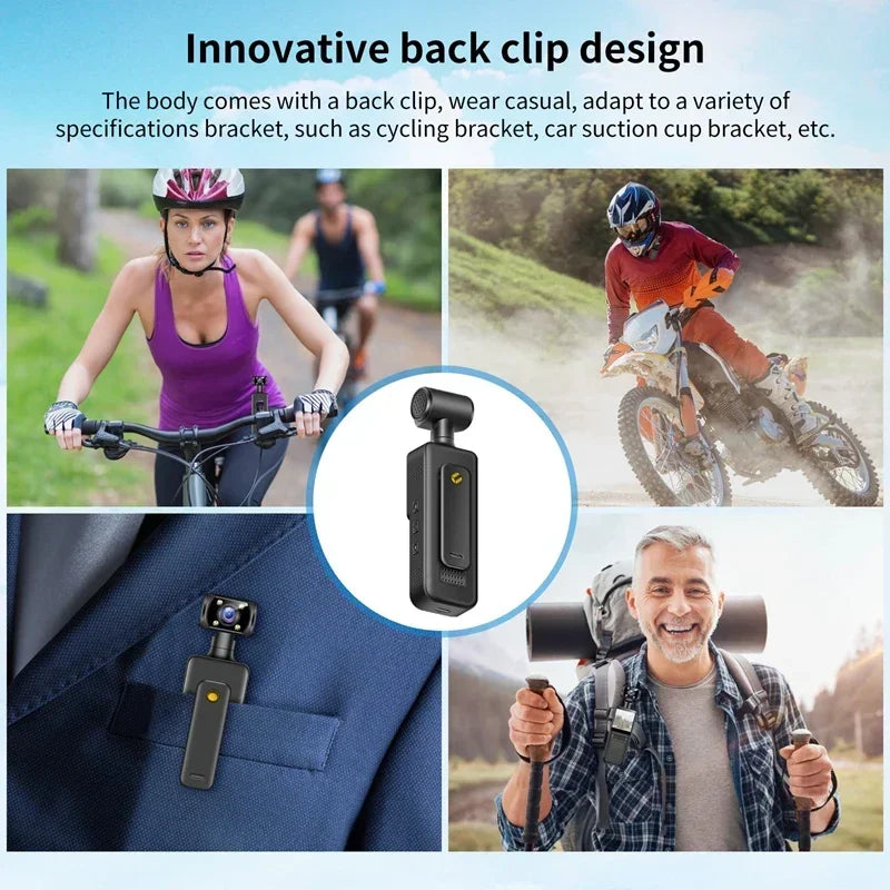 Caméra de poche portable HD -  180 ° - Vision nocturne