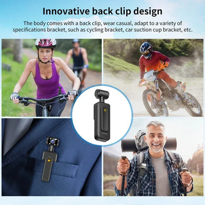 Caméra de poche portable HD -  180 ° - Vision nocturne