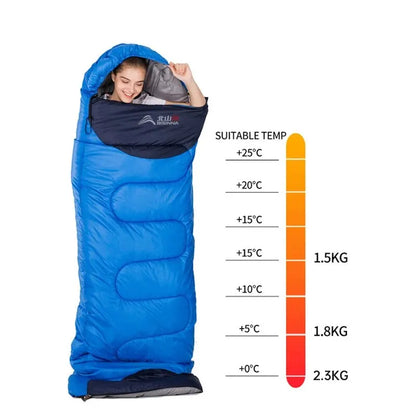 BISINNA-Sac de couchage -10°C de camping ultraléger et imperméable, enveloppe chaude d&