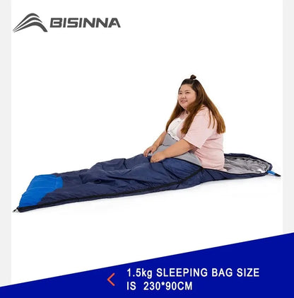 BISINNA-Sac de couchage -10°C de camping ultraléger et imperméable, enveloppe chaude d&