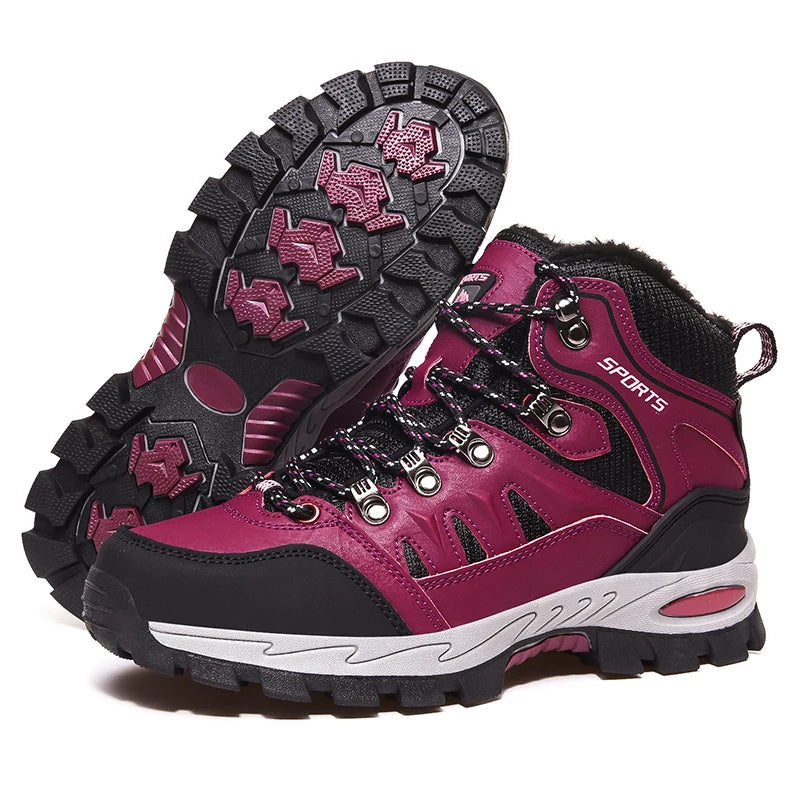Chaussures de randonnée en plein air coordonnantes pour hommes et femmes, baskets d&