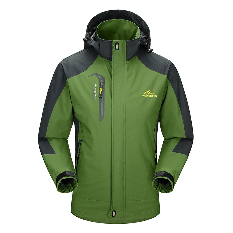 CHRLCK veste de randonnée imperméable pour hommes grande taille coupe-vent coupe-vent Camping chasse course Trekking pêche manteau polaire hommes