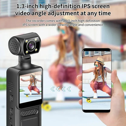 Caméra de poche portable HD -  180 ° - Vision nocturne
