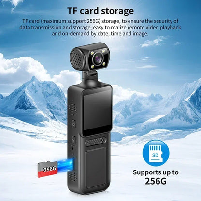 Caméra de poche portable HD -  180 ° - Vision nocturne