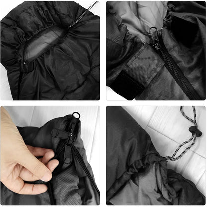 MUNICotton-Sac de couchage de camping léger, enveloppe chaude, sac à dos extérieur, hiver, 4 saisons