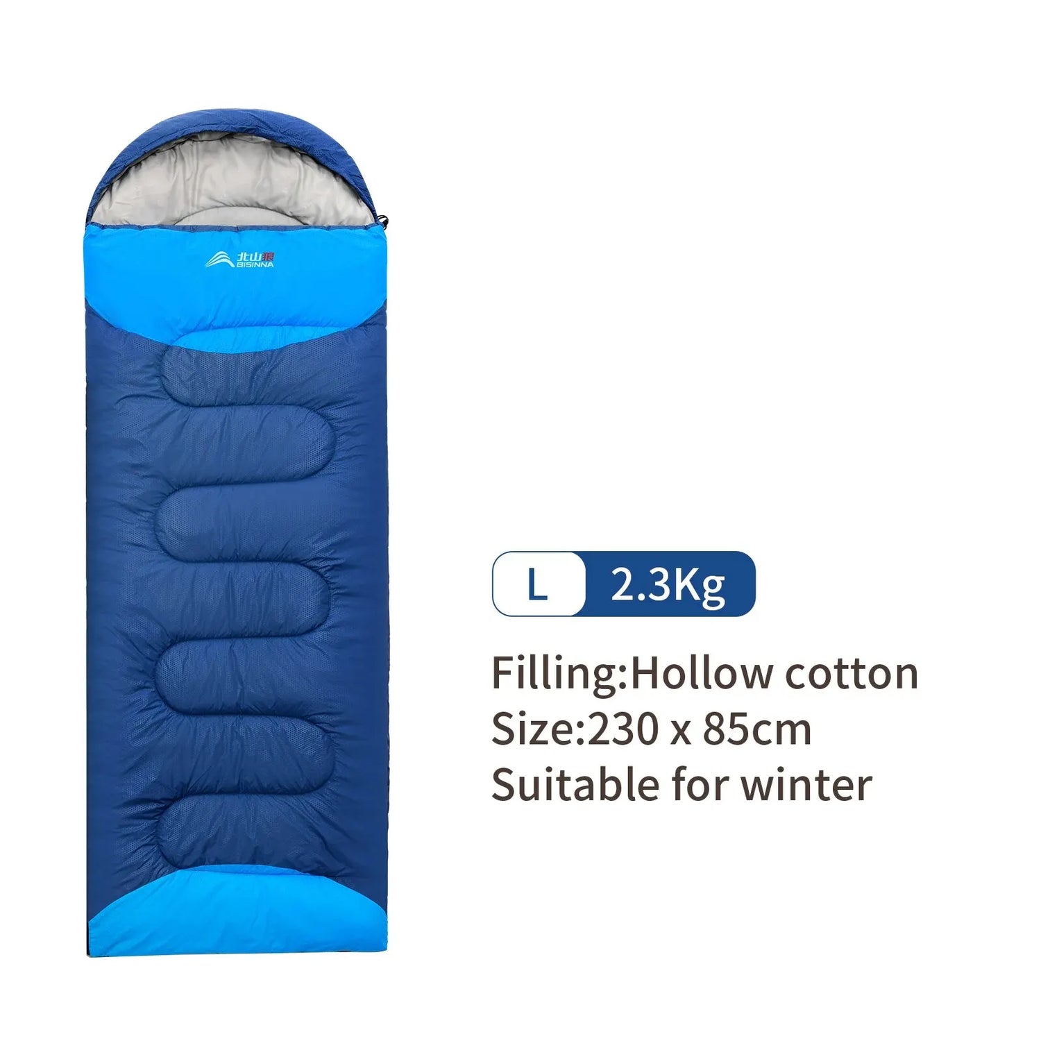 BISINNA-Sac de couchage -10°C de camping ultraléger et imperméable, enveloppe chaude d&
