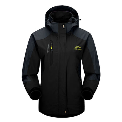 CHRLCK veste de randonnée imperméable pour hommes grande taille coupe-vent coupe-vent Camping chasse course Trekking pêche manteau polaire hommes